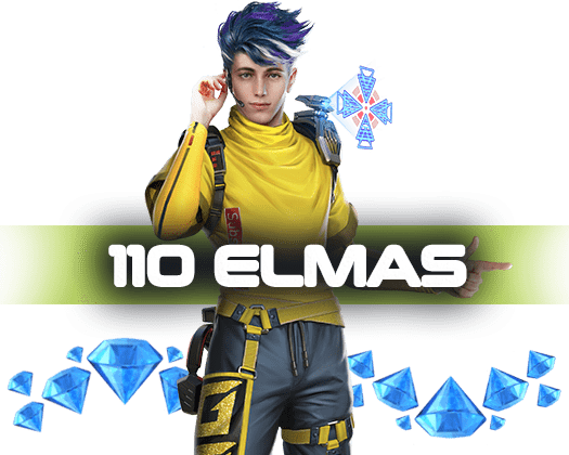 Free Fire 100 + 10 Elmas_banner